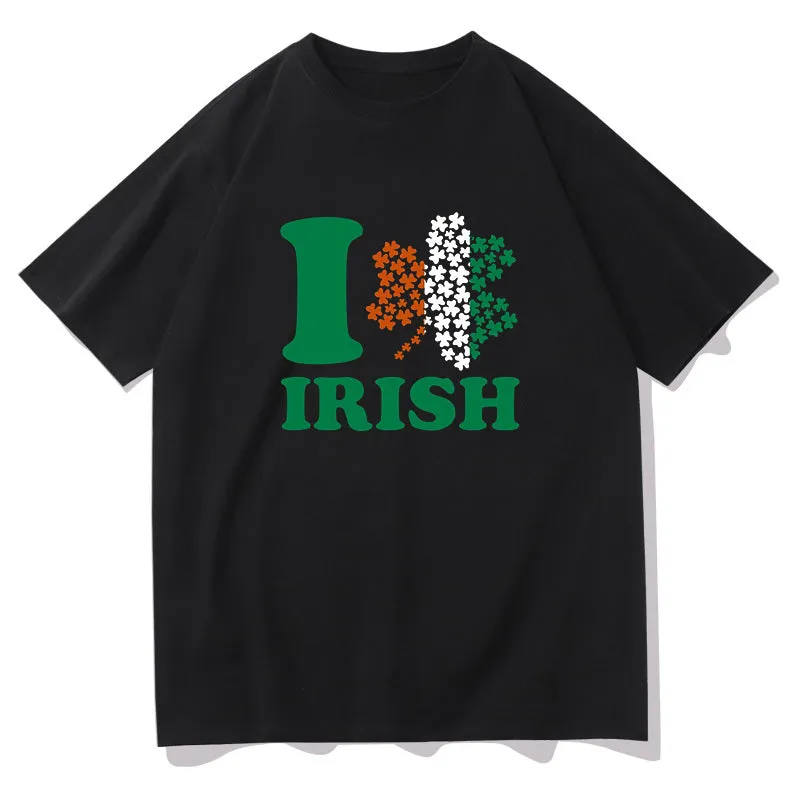 Love for Ireland Shamrock Heart Irish Pride Tee sold by Shopnova product image thumbnail 4