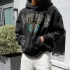 South Pardre Island Graphic Print Men's Fleece Hoodie Black 320g sold by Shopnova