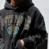 South Pardre Island Graphic Print Men's Fleece Hoodie Black 320g sold by Shopnova