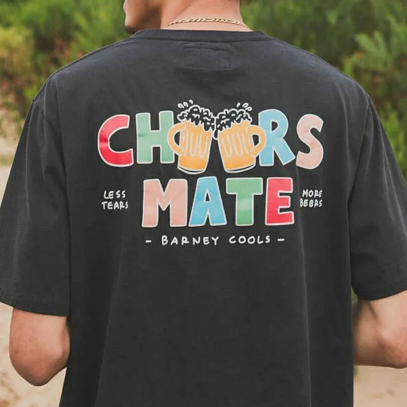 Street Personality Simple Printing Casual Round Neck Short Sleeve T-Shirt sold by Shopnova product image thumbnail 2