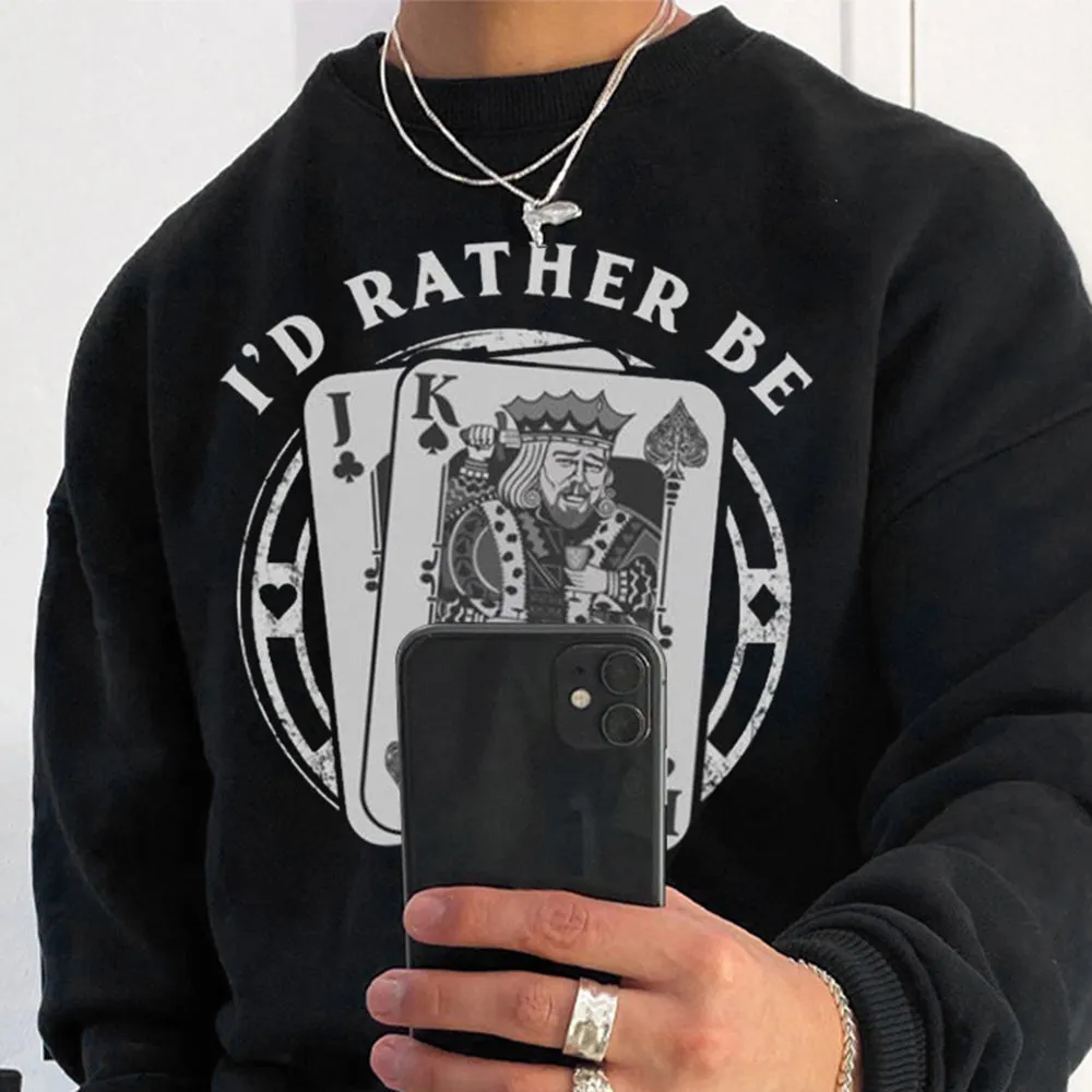 Graphic Print Men's Crewneck Sweatshirt sold by Shopnova product image thumbnail 2