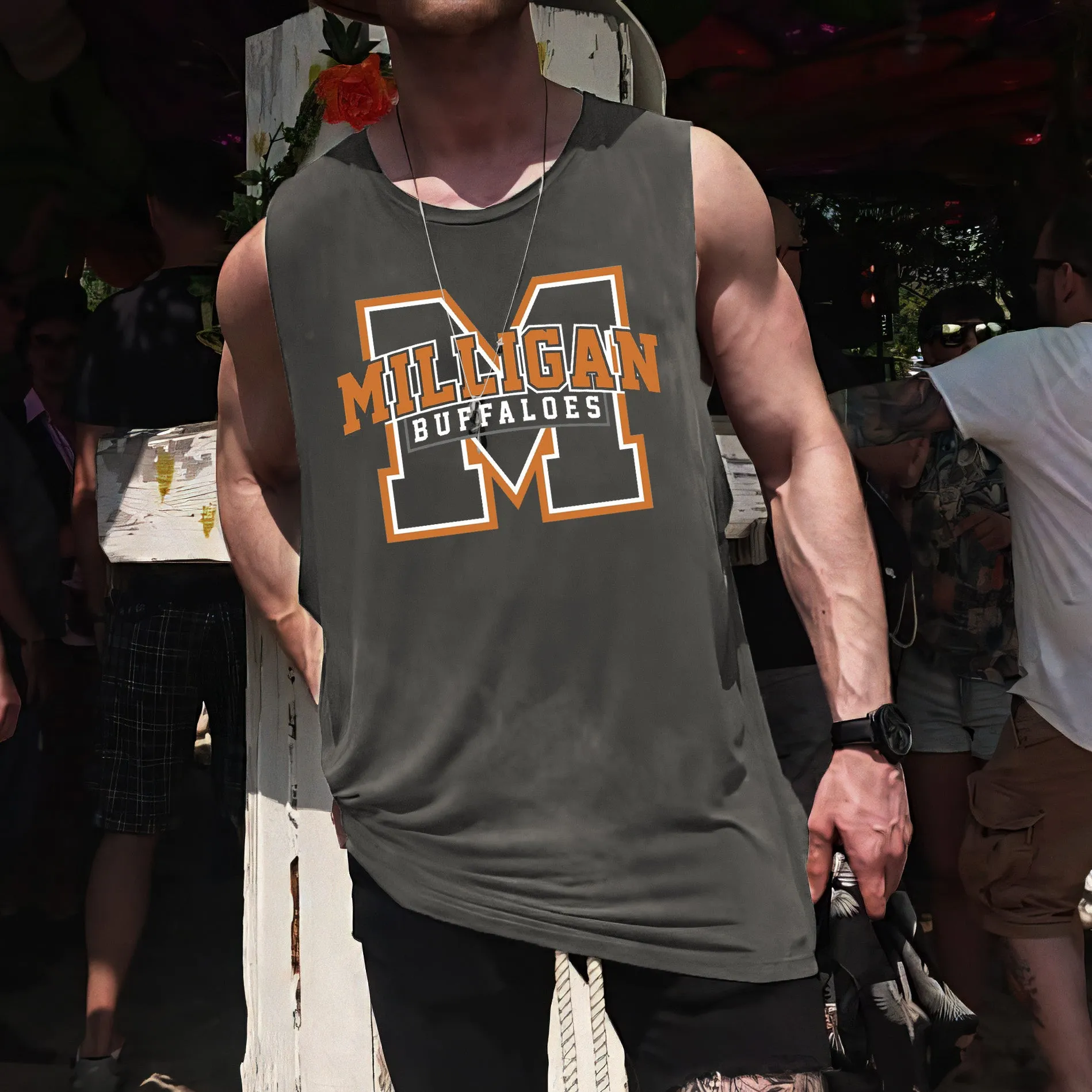 Michigan Buffaloes Casual Men's Tank Top sold by Shopnova