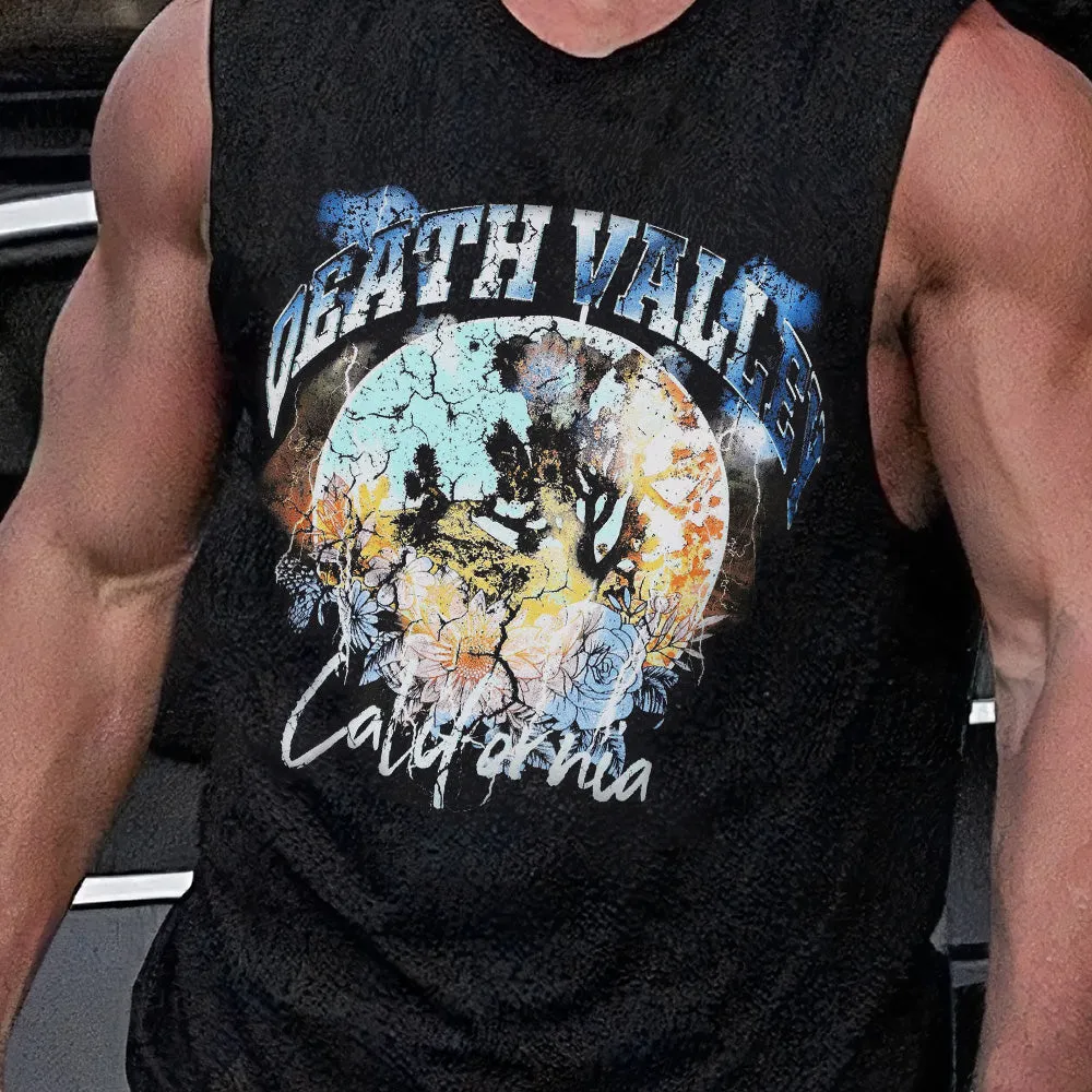 Casual Alphabet Graphic Print Sports Men's Tank Top sold by Shopnova product image thumbnail 2