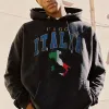 Italian Football Men's Fleece Hoodie 320g sold by Shopnova
