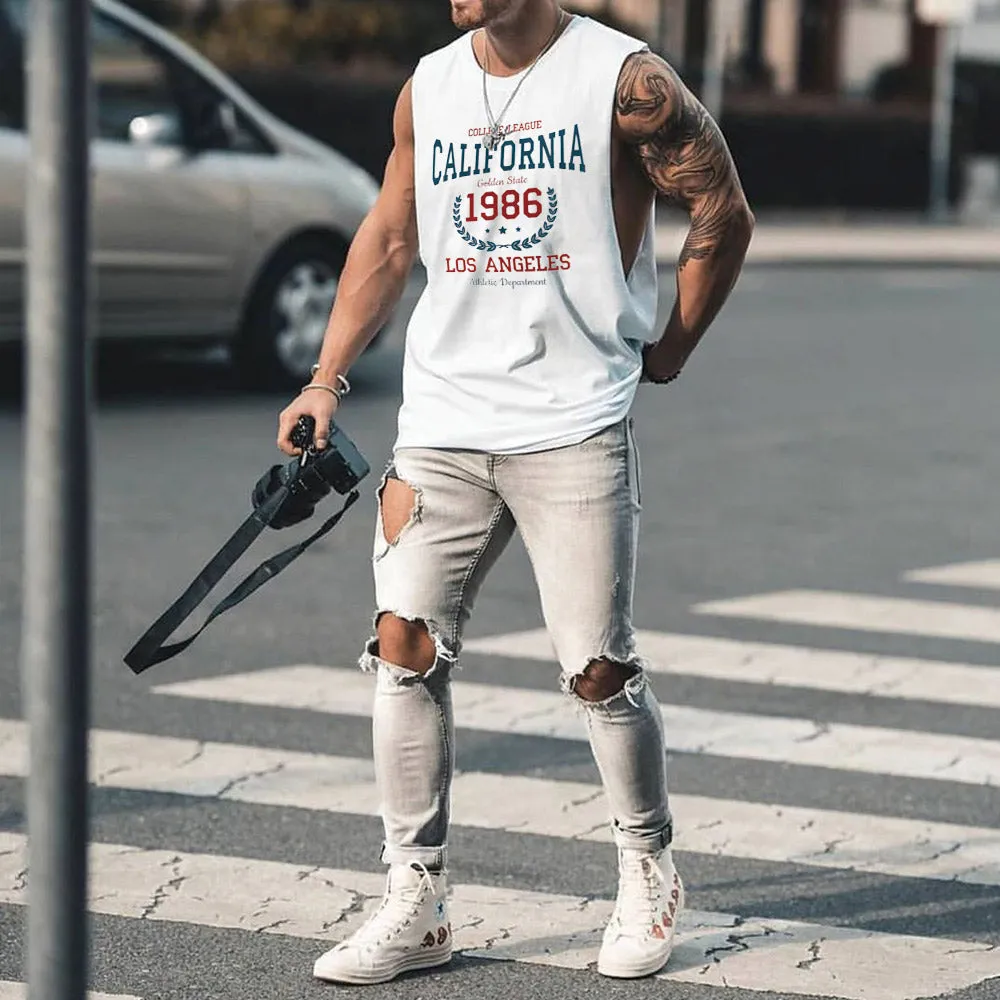 Clearance-California Men's Tank Top-2XL sold by Shopnova product image thumbnail 2