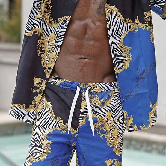 Clearance-Retro Printed Hawaii Two-Piece Set-XL,4XL sold by Shopnova product image thumbnail 2