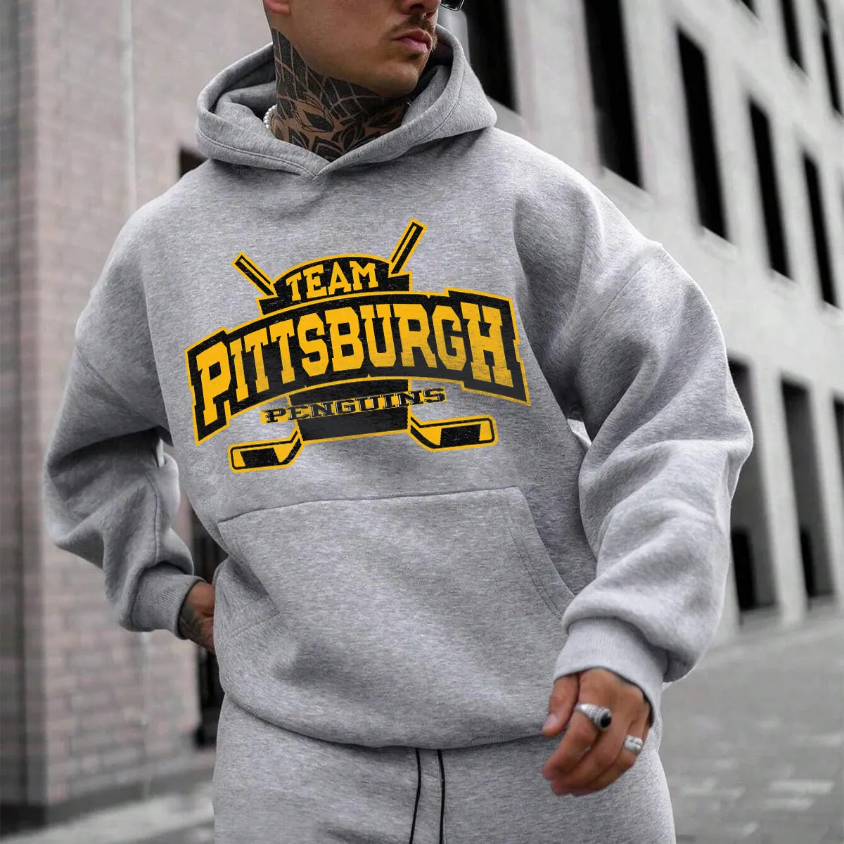 Pittsburgh Penguins Men’s Fleeced Hoodie sold by Shopnova