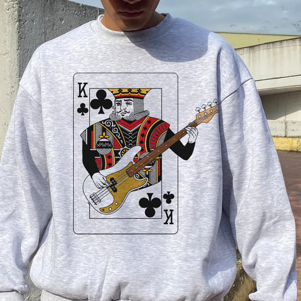 Poker Graphic Print Men's Crewneck Sweatshirt sold by Shopnova product image thumbnail 2