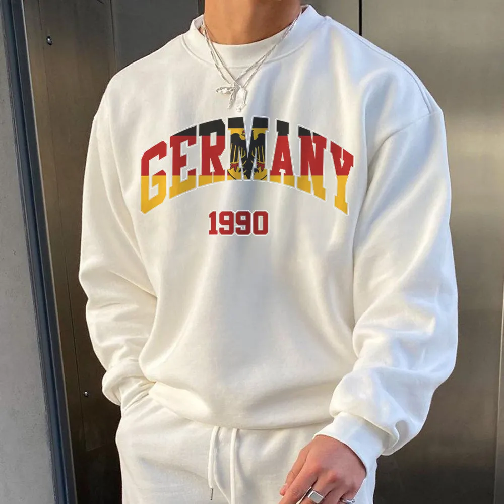Clearance-Germany 1990 Champions Men's Fleece Sweatshirts-S sold by Shopnova