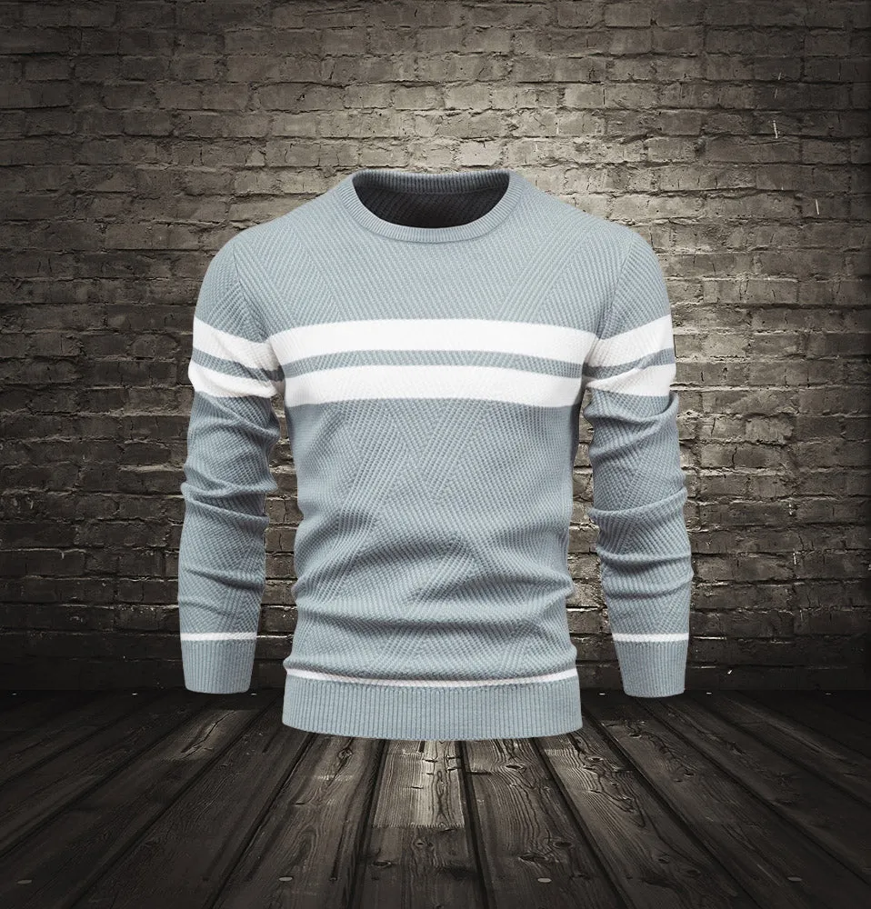 Striped Color-block Men's Sweater sold by Shopnova product image thumbnail 5