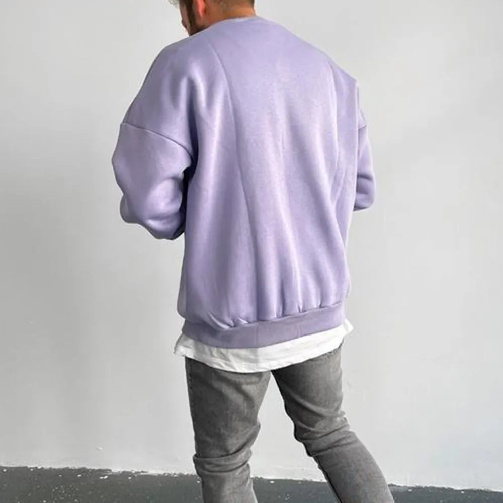 Men's Fashion Round Neck Pullover Sweatshirts sold by Shopnova product image thumbnail 3