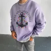 Men's Fashion Round Neck Pullover Sweatshirts sold by Shopnova