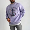 Men's Fashion Round Neck Pullover Sweatshirts sold by Shopnova
