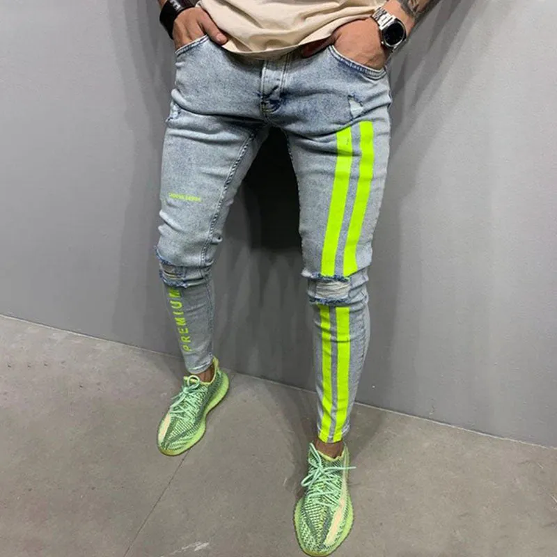 Wool Ripped Patch Denim Pants sold by Shopnova product image thumbnail 5