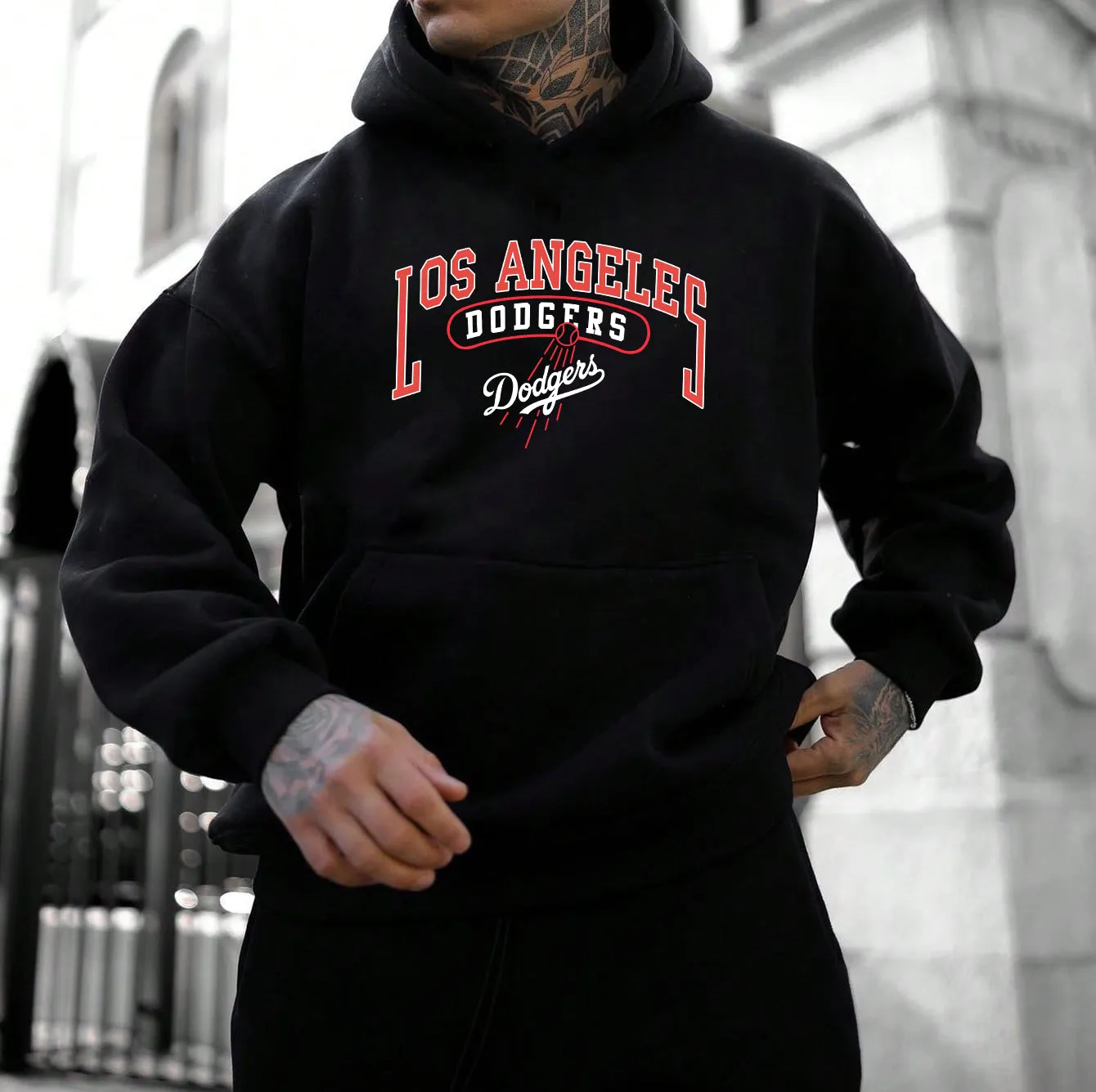 Los Angeles Dodgers Men's Fleeced Hoodie sold by Shopnova