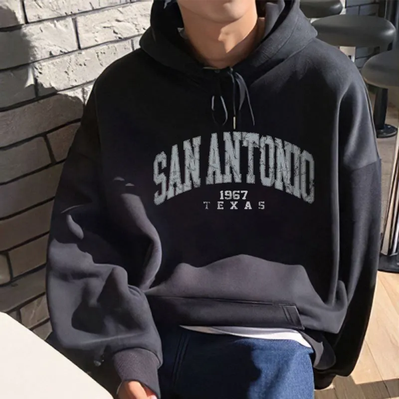 San Antonio Men's Fashion Hoodies sold by Shopnova
