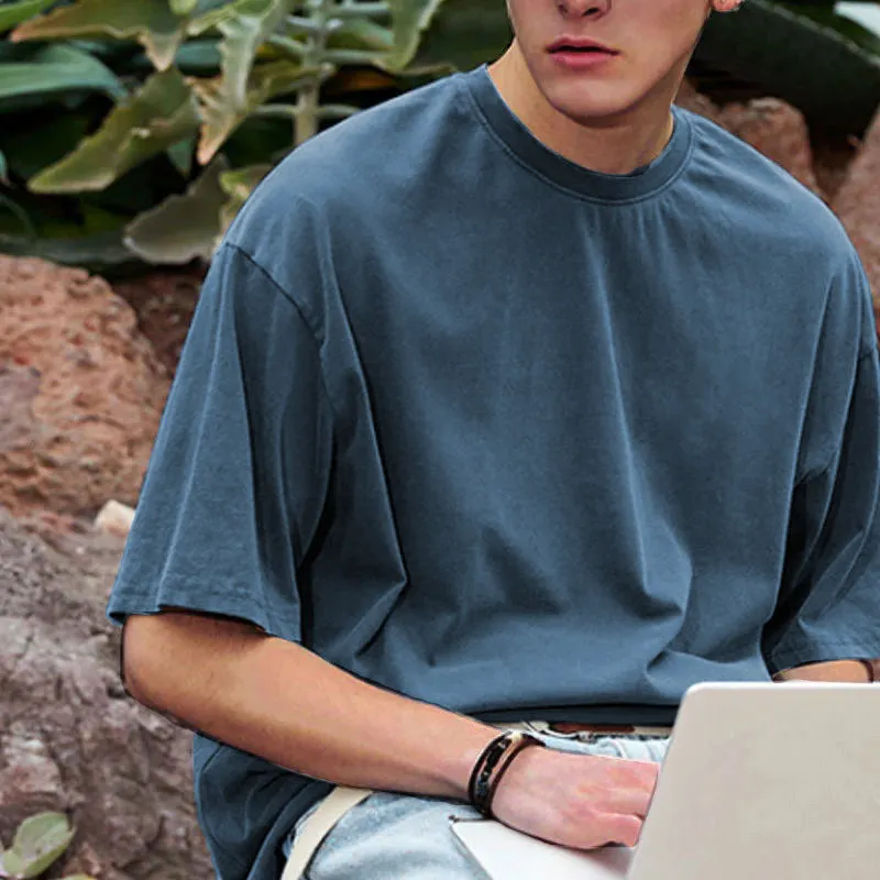 Men's Fashion Waves Graphics Casual T-Shirts sold by Shopnova product image thumbnail 3