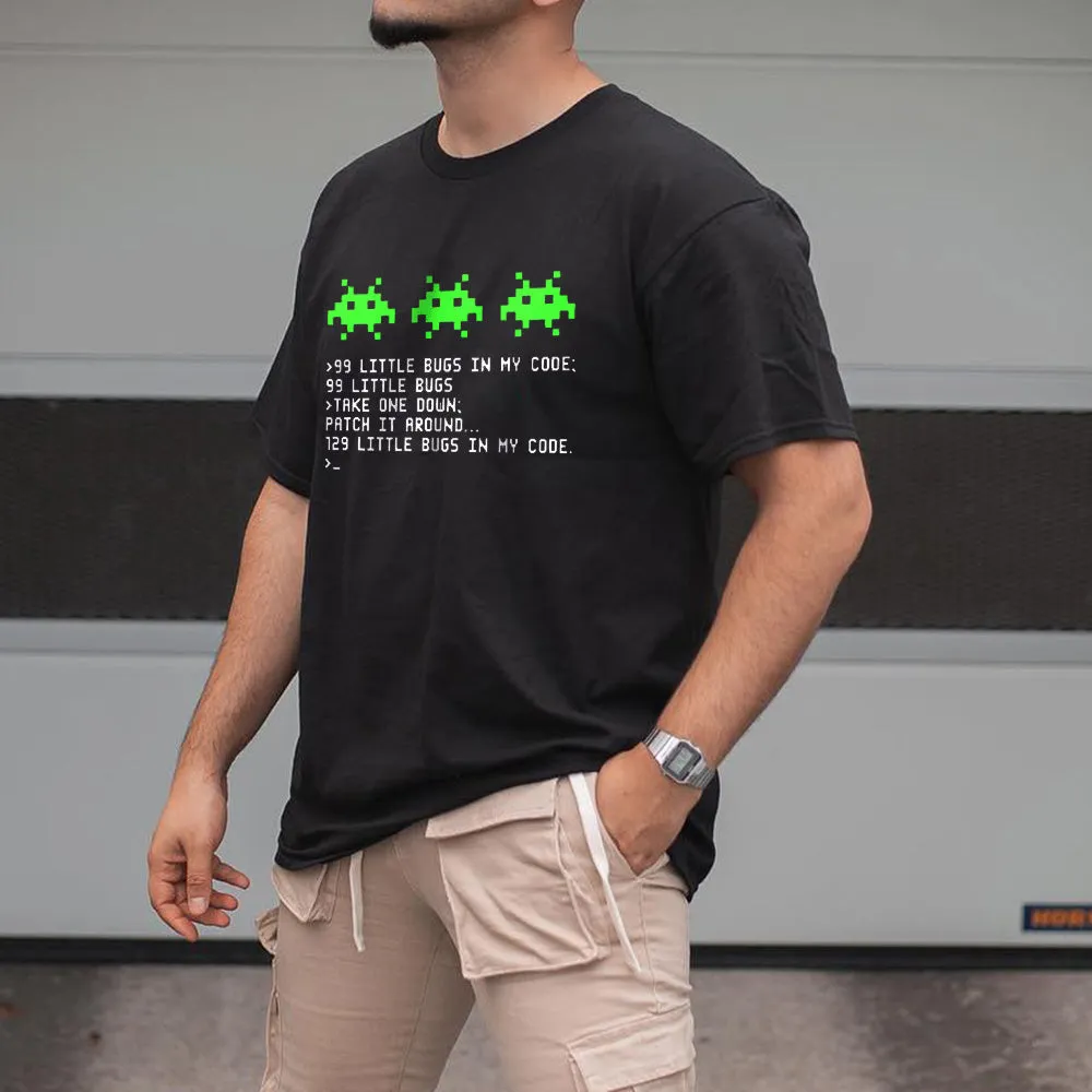 99 LITTLE BUGS Geek Graphic Men's T-Shirt sold by Shopnova