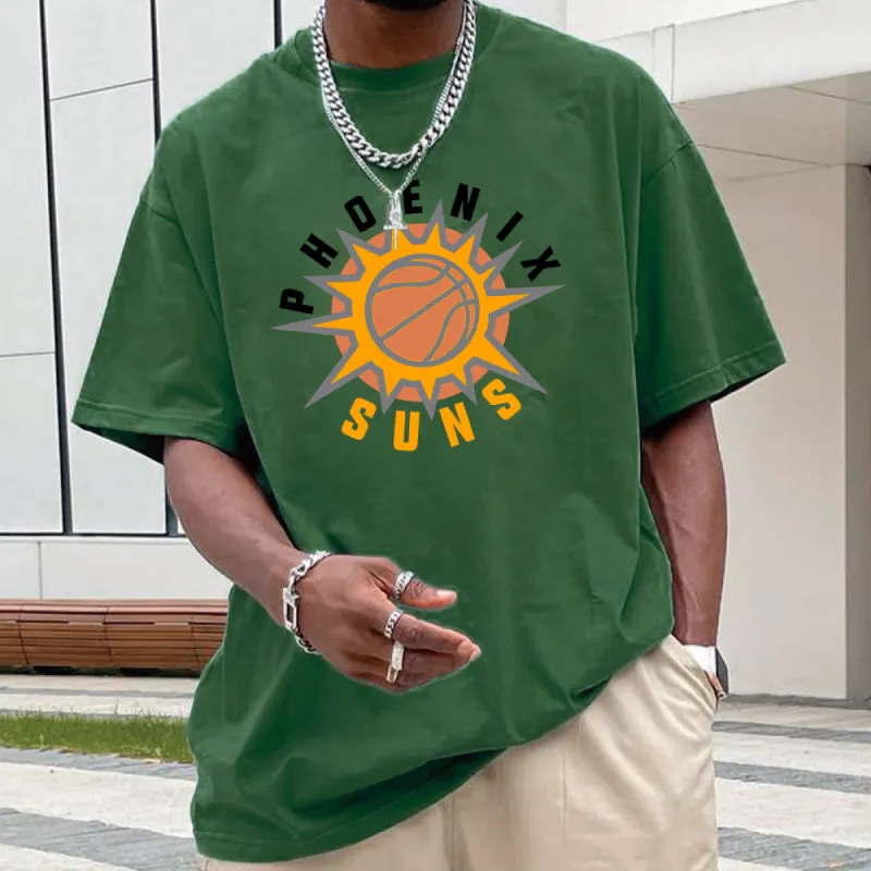 Phoenix Suns Men's Cotton T-shirt sold by Shopnova
