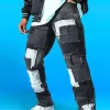 Clearance-Casual patchwork jeans-L sold by Shopnova