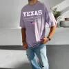 Texas Men's Stylish Oversized T-Shirts sold by Shopnova