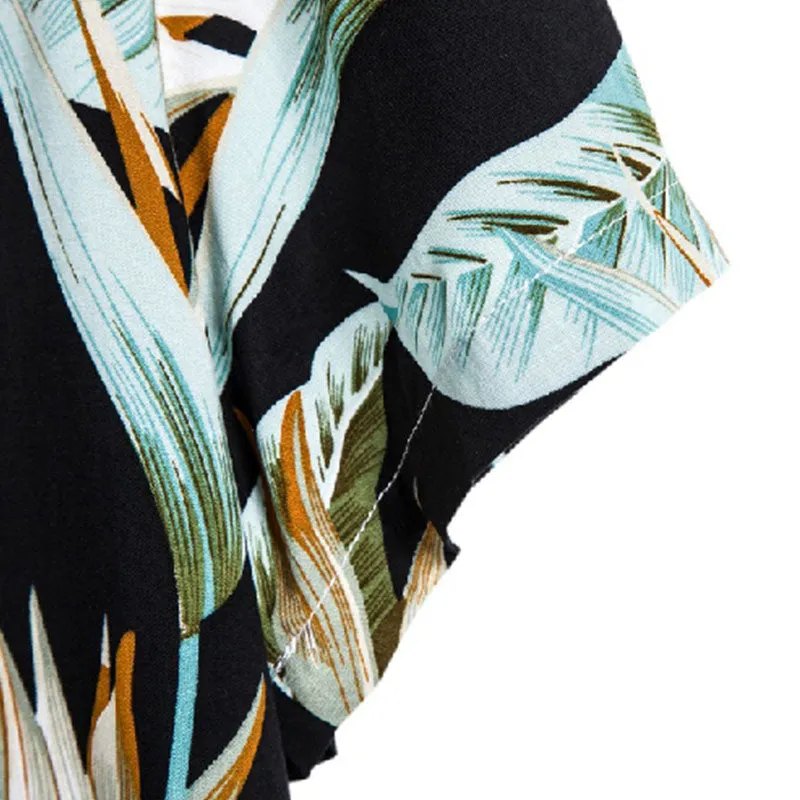 Cotton And Linen Printed Pocket Button-down Shirt sold by Shopnova product image thumbnail 4