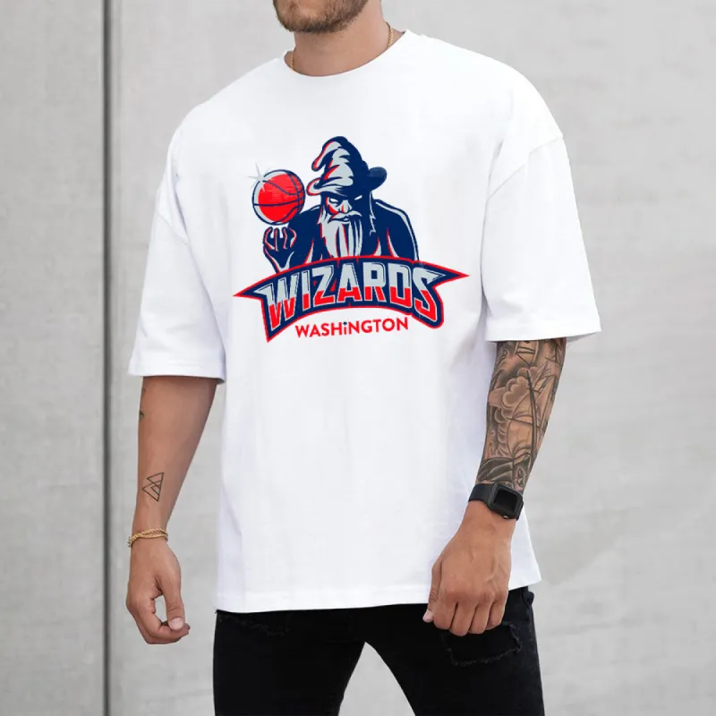 Washington Wizards Men's Cotton T-shirt sold by Shopnova