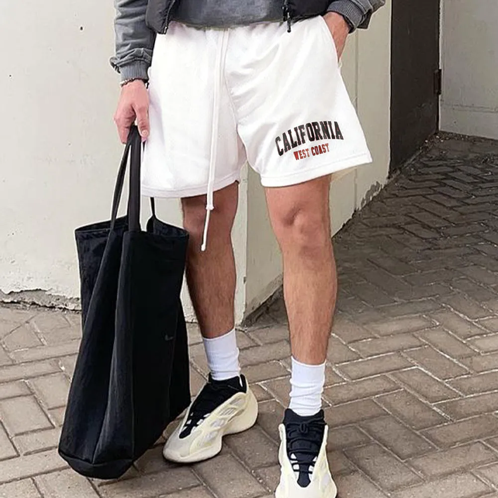 California Men's Streetwear Casual Shorts sold by Shopnova product image thumbnail 2