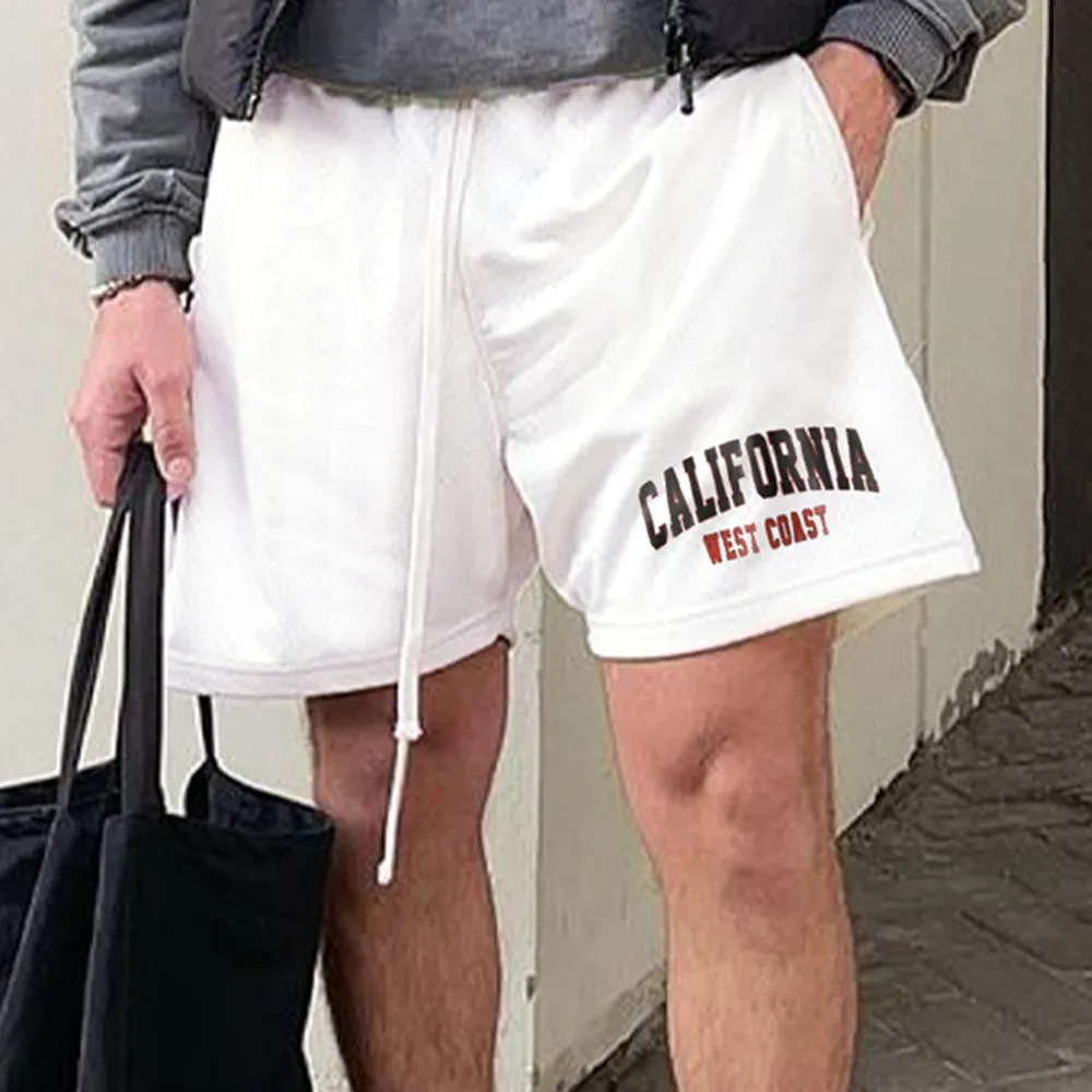 California Men's Streetwear Casual Shorts sold by Shopnova