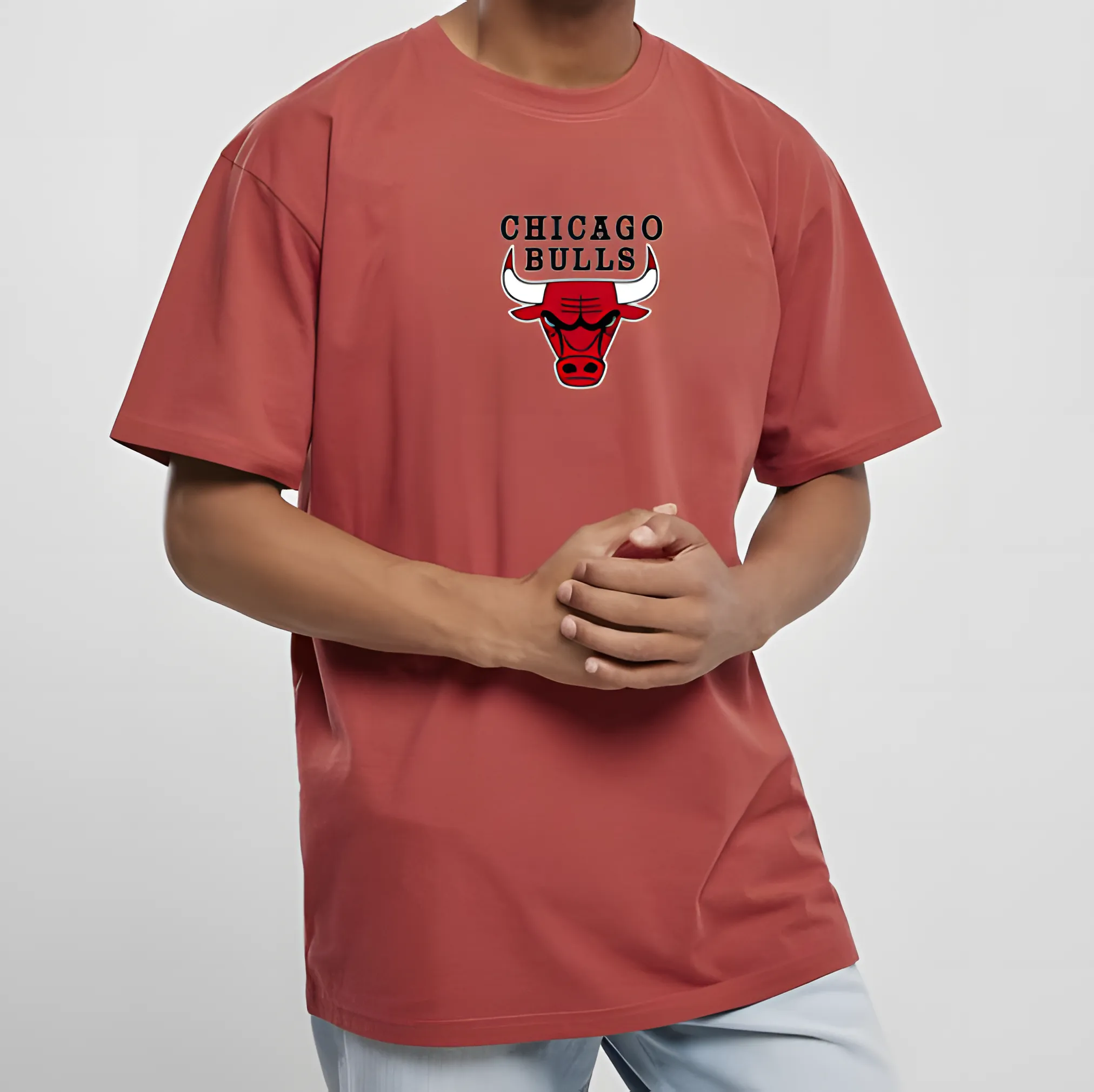 Chicago Bulls Men's Vintage Streetwear Short Sleeve T-shirts sold by Shopnova product image thumbnail 3