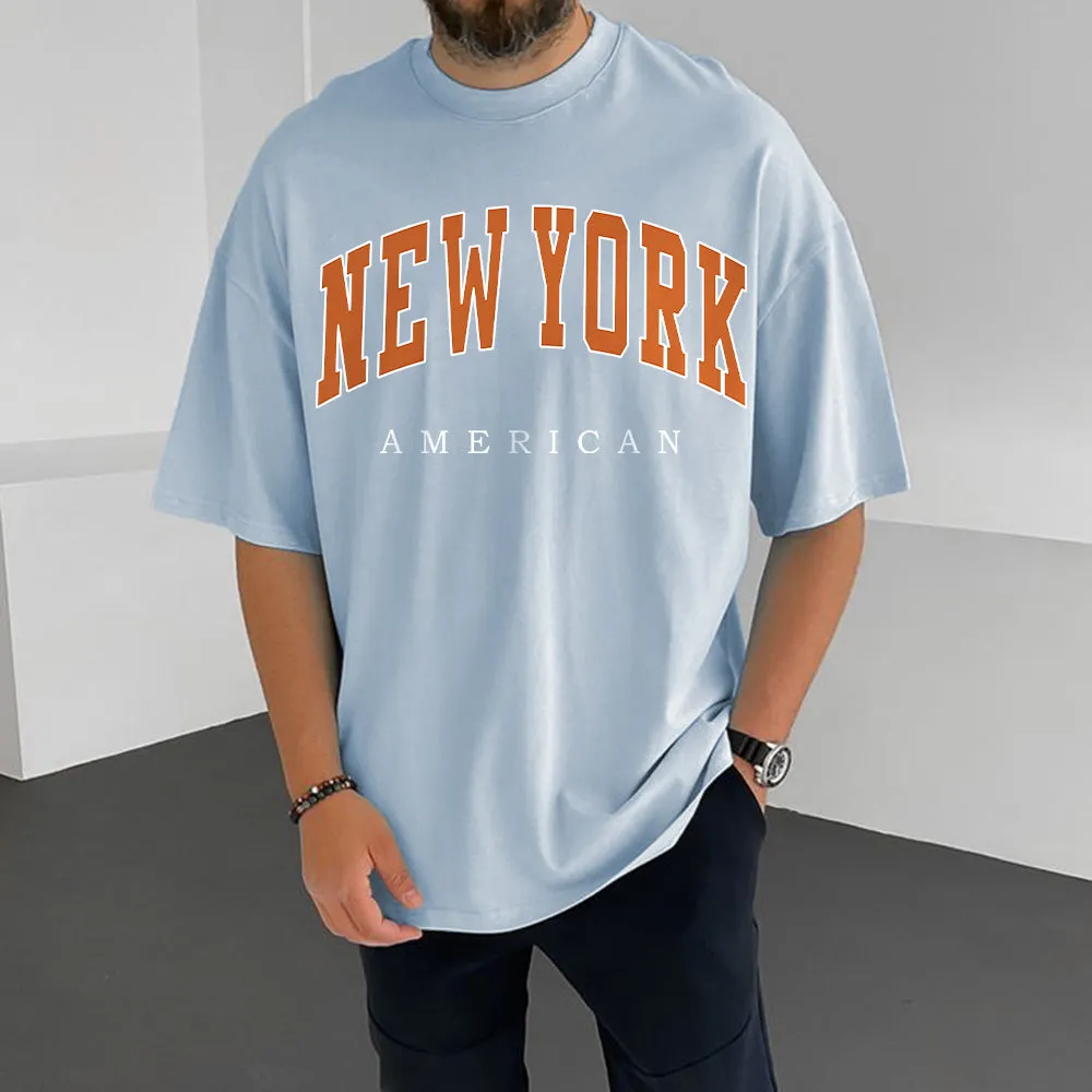 New York Men's Streetwear Casual T-Shirts sold by Shopnova