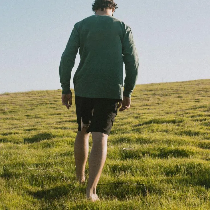 Men's Sage Green Color Long Sleeve T-shirt 230GSM-A sold by Shopnova product image thumbnail 2