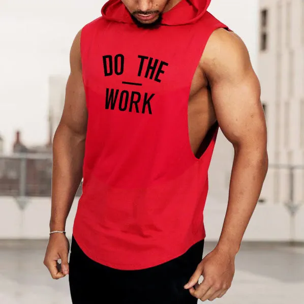 Letter Print Sports Knit Solid Summer Hooded T-Shirt Tank Top sold by Shopnova product image thumbnail 3