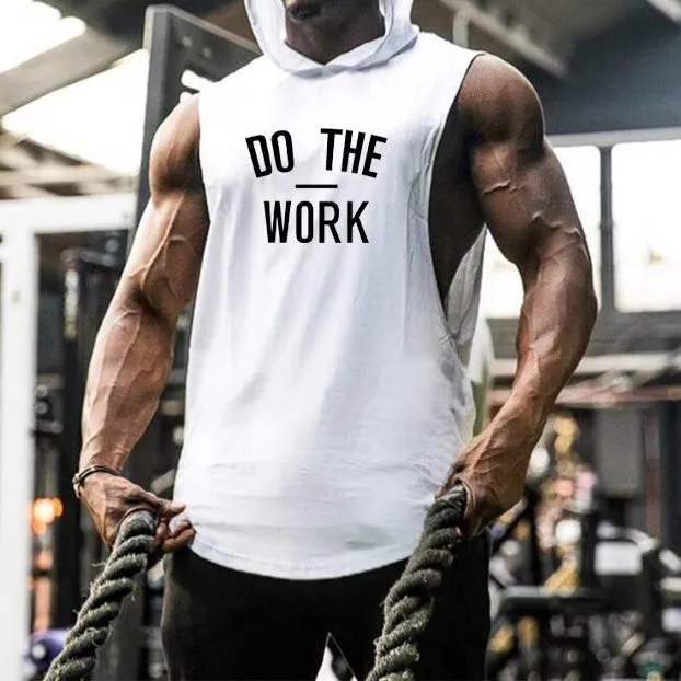 Letter Print Sports Knit Solid Summer Hooded T-Shirt Tank Top sold by Shopnova product image thumbnail 5