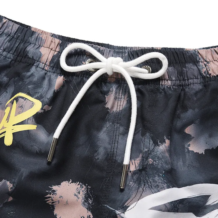Men's beach pants loose casual cartoon printed shorts sold by Shopnova product image thumbnail 3
