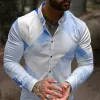 Geometric Pattern Personality Simple Long Sleeve Shirt sold by Shopnova