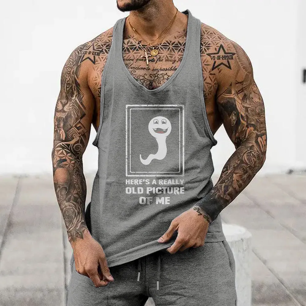 Men's Funny Graphics Casual Tank Tops-A sold by Shopnova