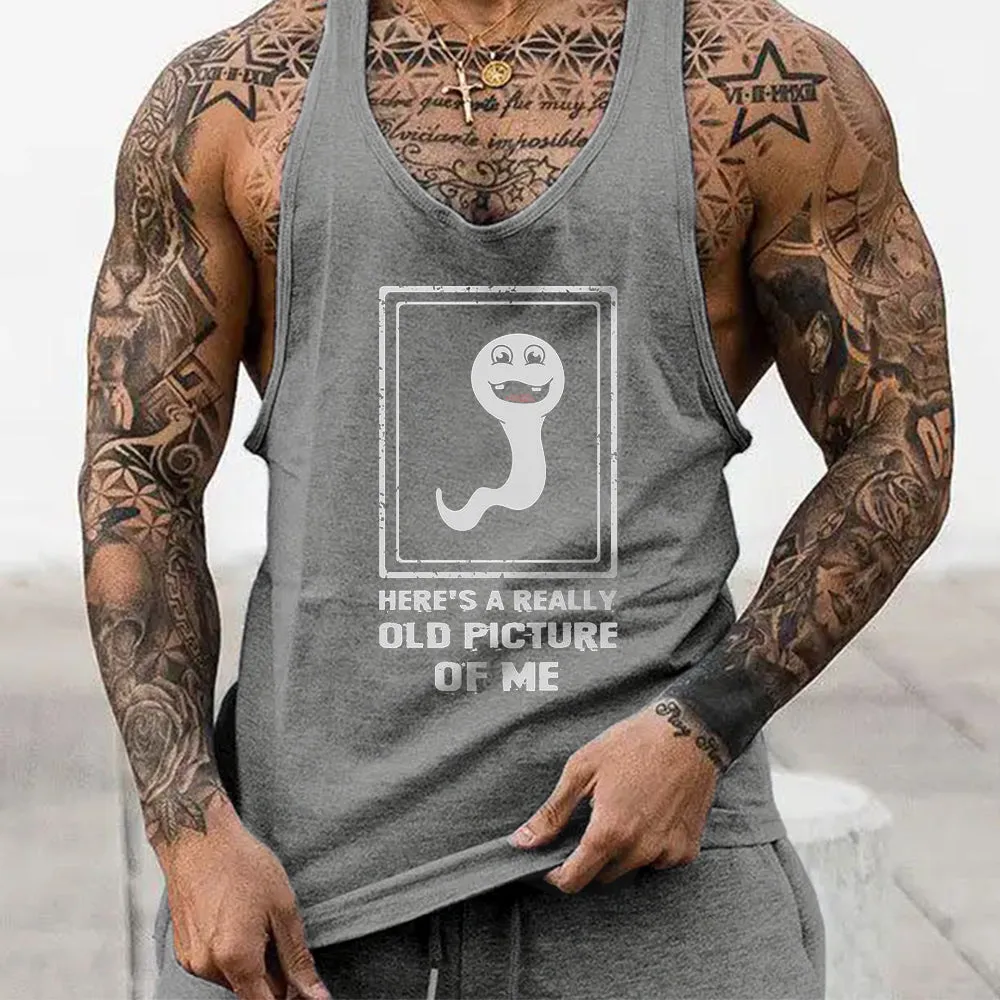 Men's Funny Graphics Casual Tank Tops-A sold by Shopnova product image thumbnail 2