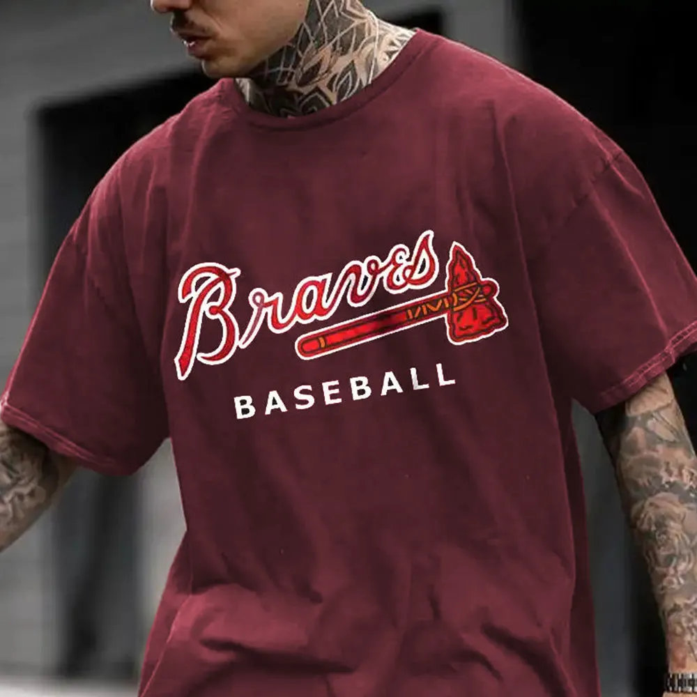 Atlanta Braves Men's Casual T-Shirts sold by Shopnova product image thumbnail 2