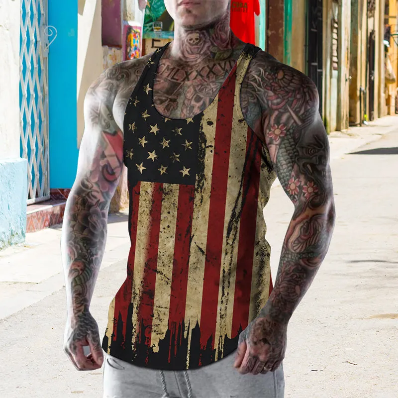 Retro Trend Personality Street Casual Pattern Vest sold by Shopnova product image thumbnail 3