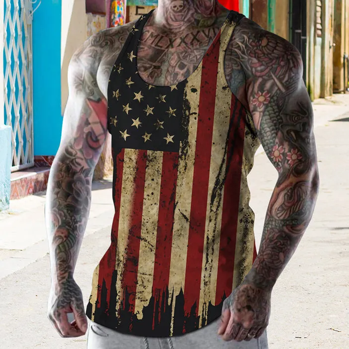 Retro Trend Personality Street Casual Pattern Vest sold by Shopnova product image thumbnail 2