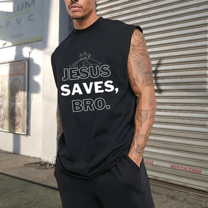 Jesus Saves Bro. God’s Grace Christian Tank Top made by Shopnova