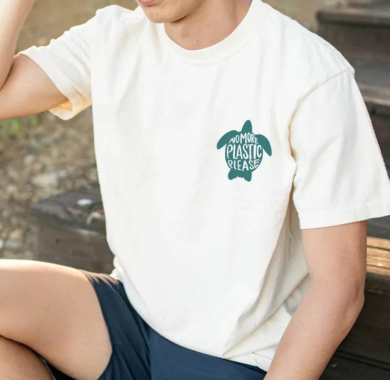 No More Plastic Men's Ocean Defender T-shirt sold by Shopnova