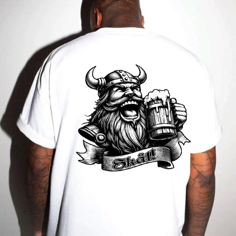 Viking Warrior with Beer Men's Short Sleeve Tee sold by Shopnova