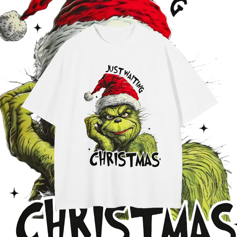 Men's Grinchmas Print Short Sleeve T-shirt sold by Shopnova
