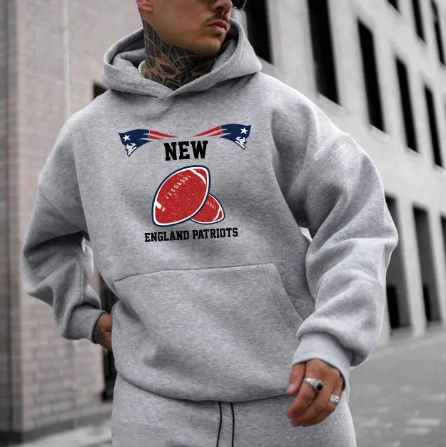 NOVAROPA™ New England Patriots Fleece Hoodie sold by Shopnova