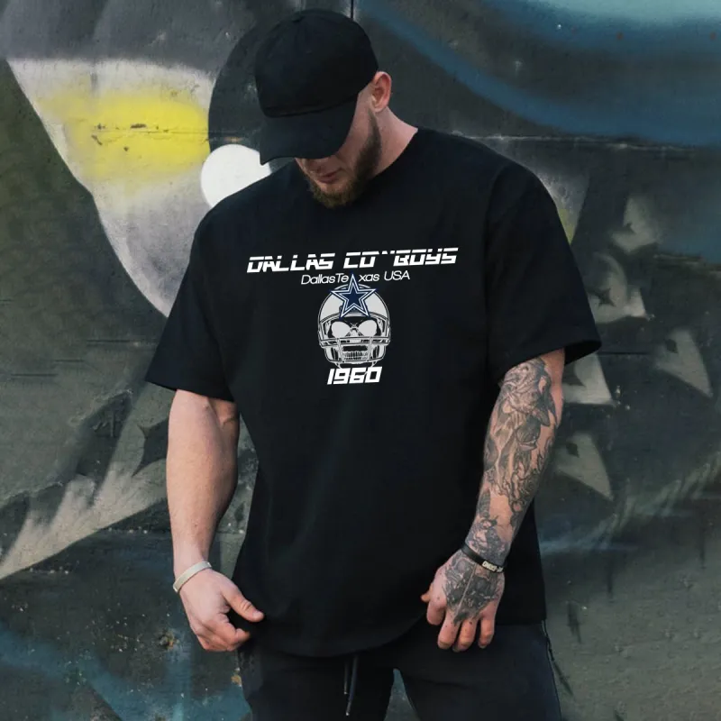 NOVAROPA™ Dallas Cowboys Graphics Casual Men's T-Shirt sold by Shopnova