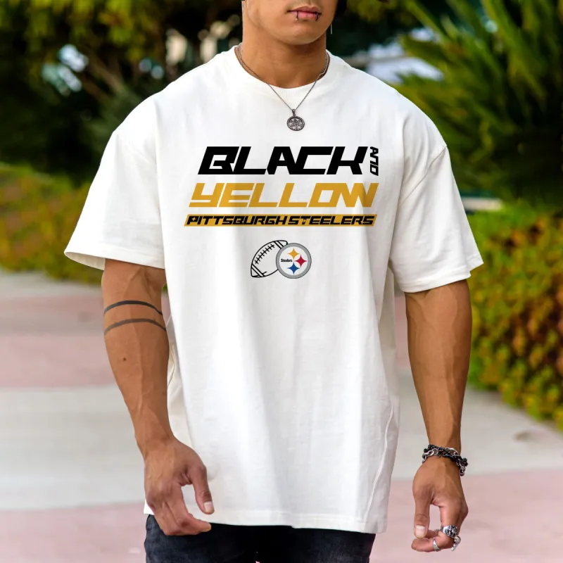 NOVAROPA™ Pittsburgh Steelers Graphics Casual Men's T-Shirt sold by Shopnova