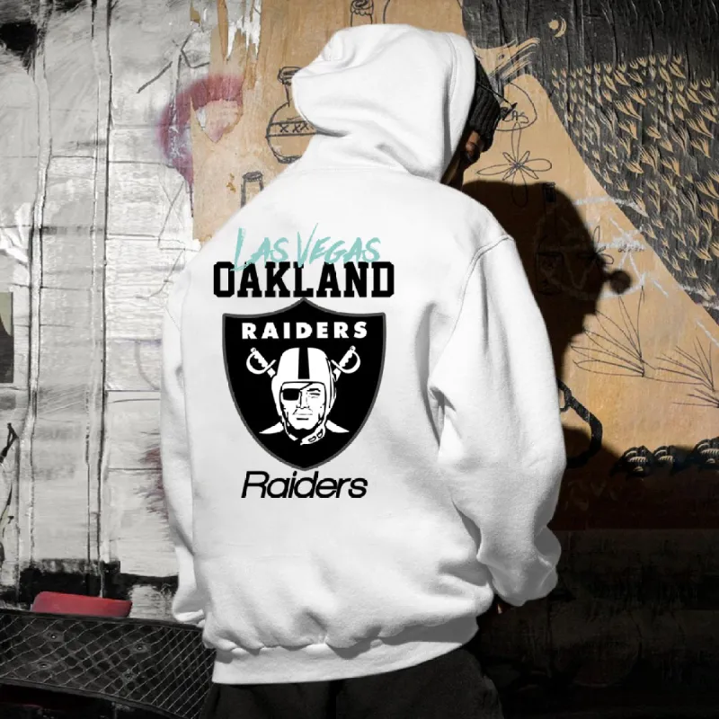 NOVAROPA™ Oakland Raiders Graphics Casual Men's Hoodies sold by Shopnova