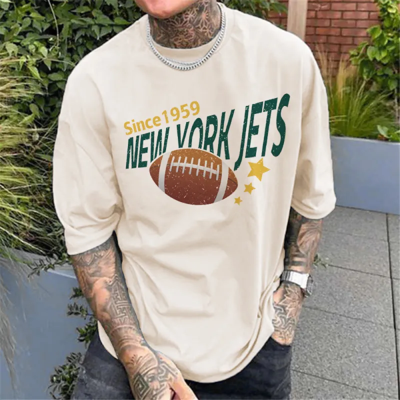 NOVAROPA™ New York Jets Since 1959 Men's Casual Tee sold by Shopnova